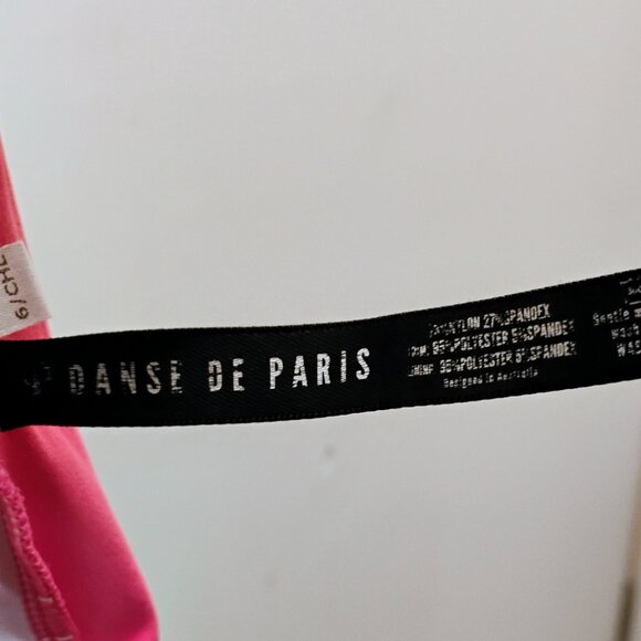 Danse De Paris Chanelle Leotard Pink Size: Child Large - Picture 3 of 3